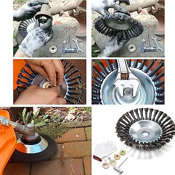 Steel Lawn Weed Slice Pro