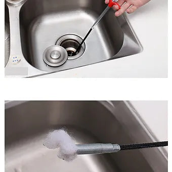 Spring Pipe Clog Cleaner Tool