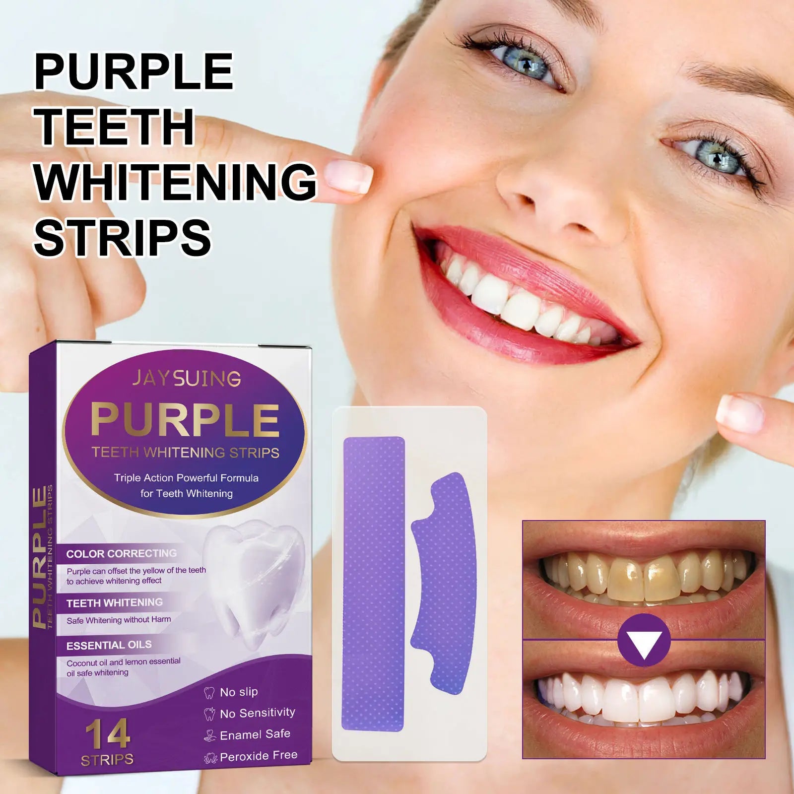 VividLuxe Teeth Whitening 14  Strips