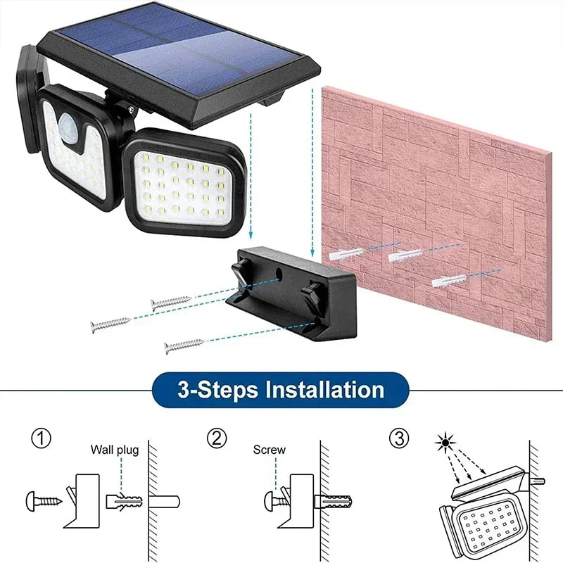 Solar Shield Motion Sensor Lamp