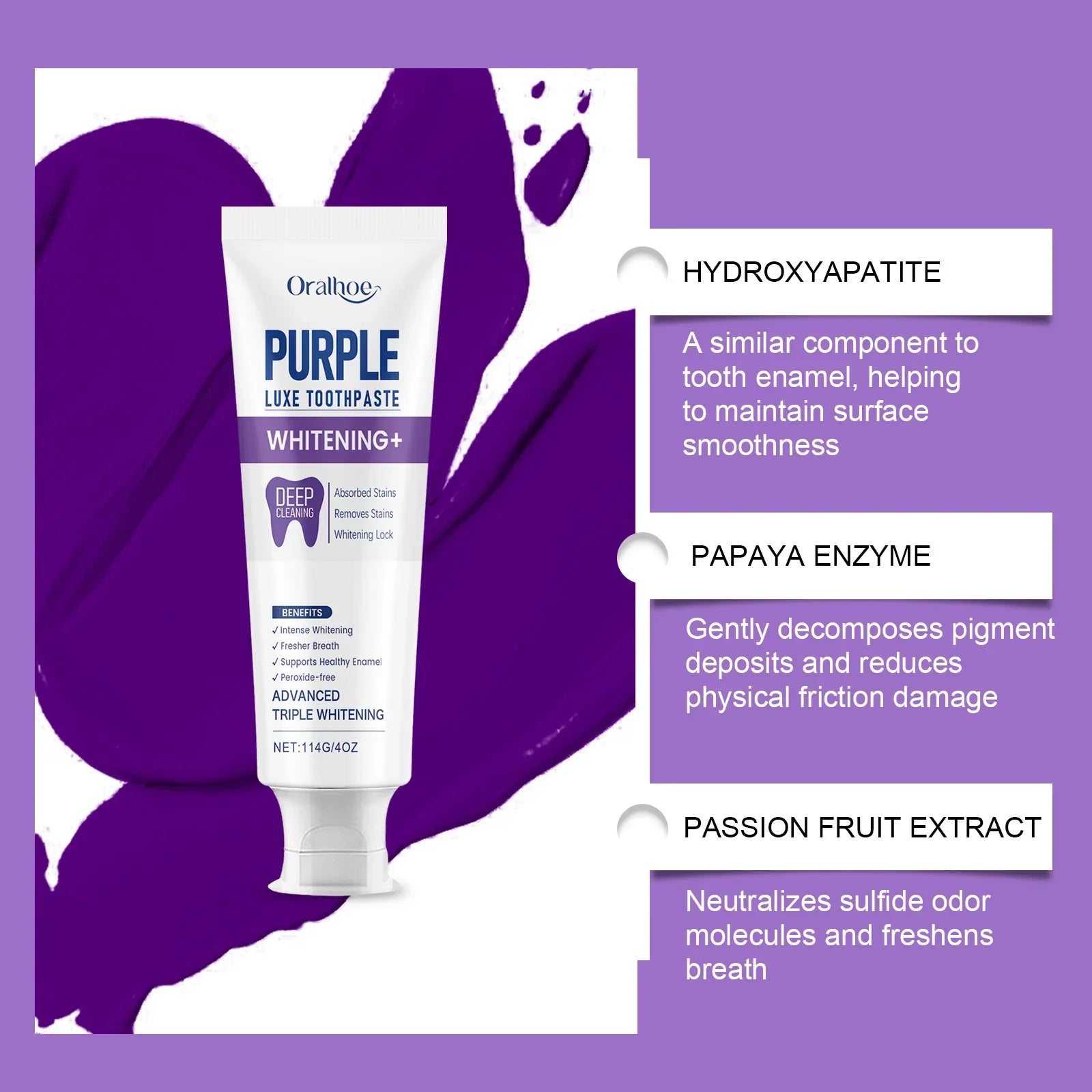 UltraLuxe Purple Whitening Paste