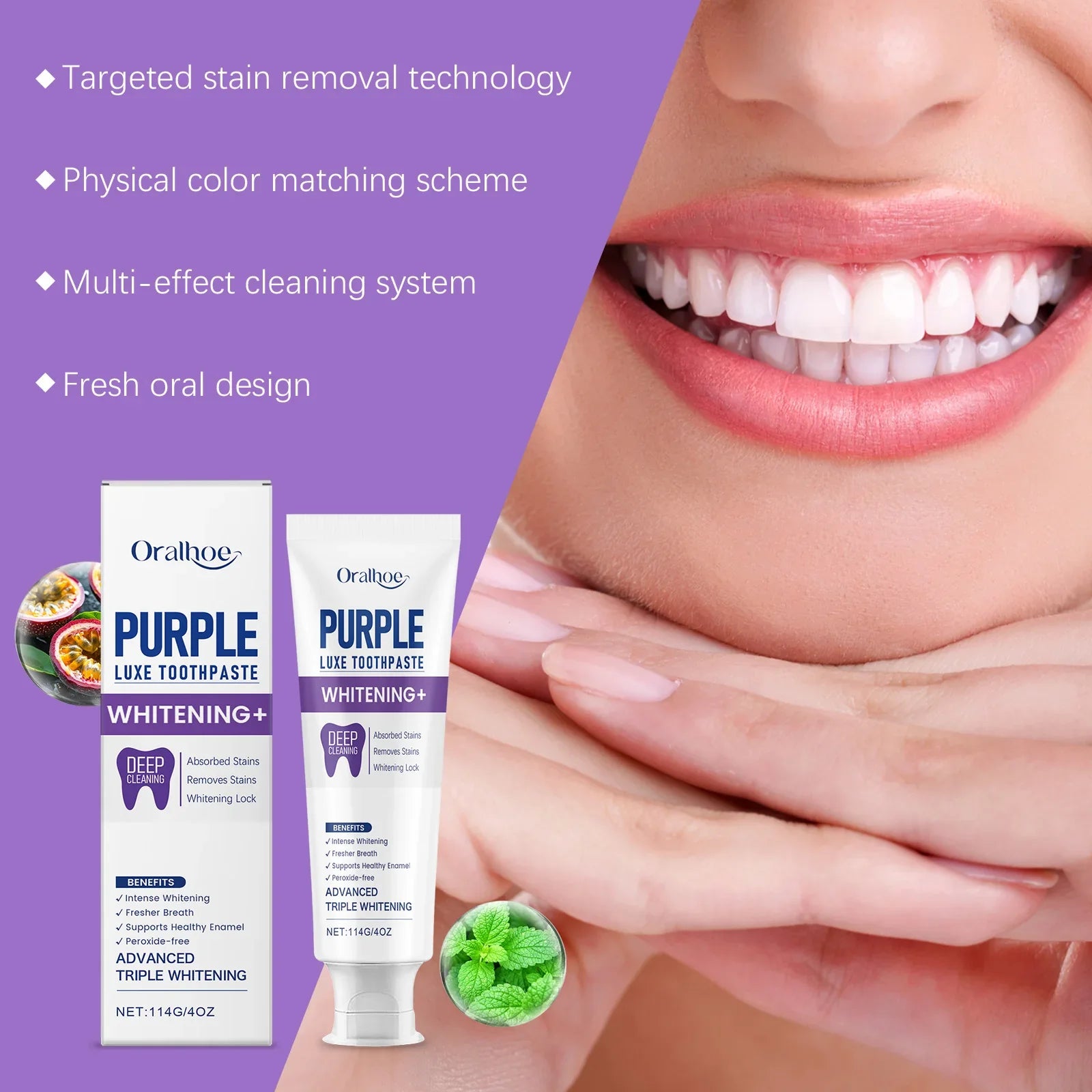 UltraLuxe Purple Whitening Paste