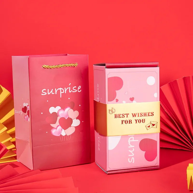 Cash Reveal Surprise Gift Box
