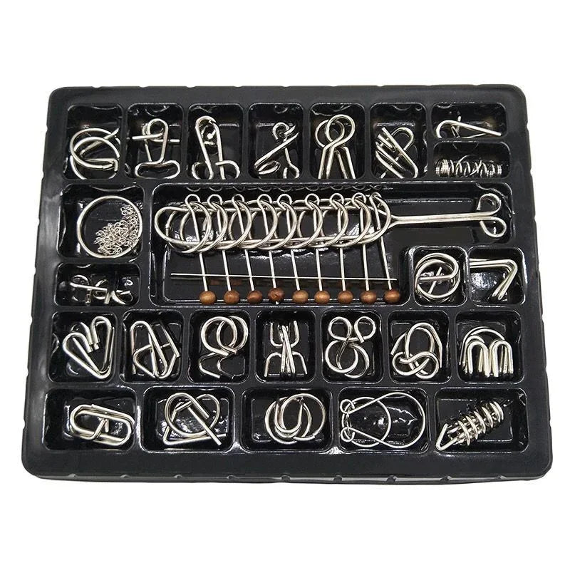 3D Montessori Metal Puzzle Set