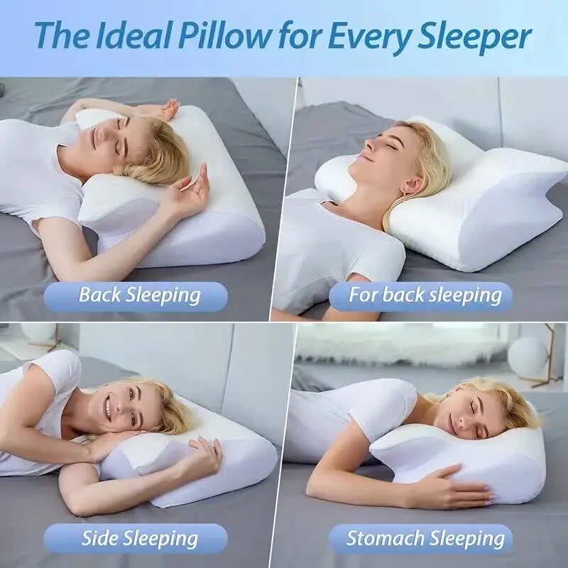 NeckAlign Memory Foam Pillow