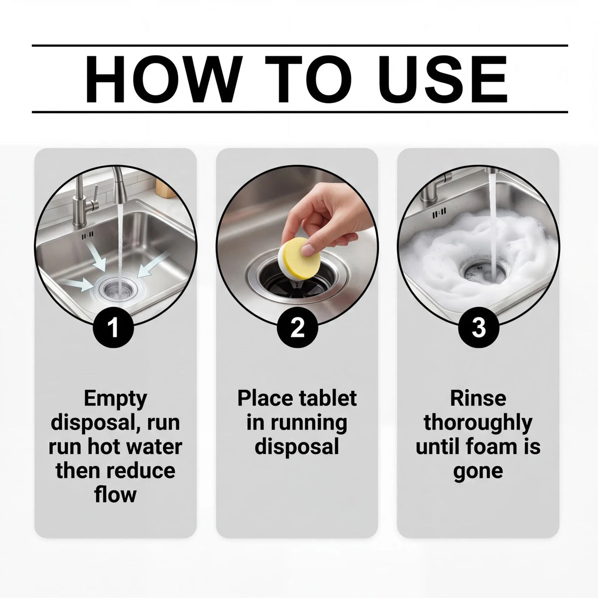 Kitchen Drain Cleaning Tablets