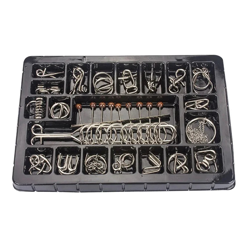 3D Montessori Metal Puzzle Set
