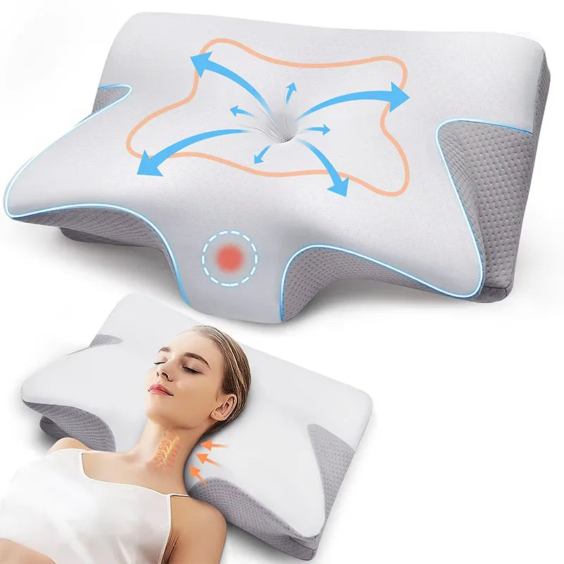NeckAlign Memory Foam Pillow