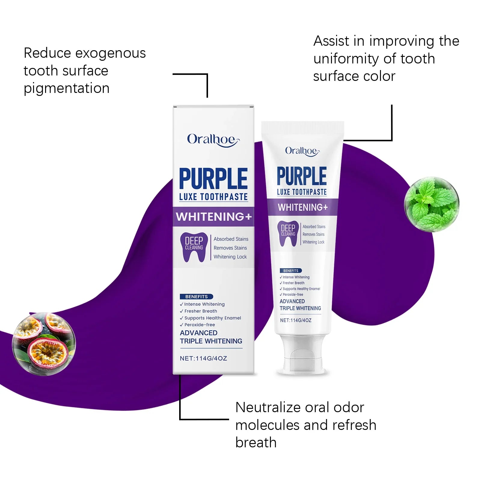 UltraLuxe Purple Whitening Paste