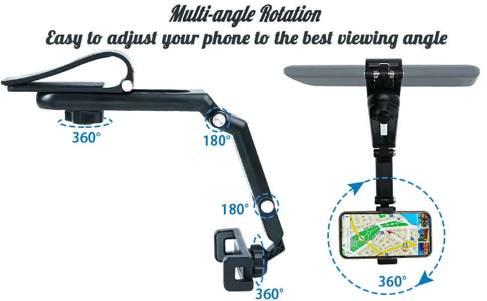 Visor View Car Phone Holder