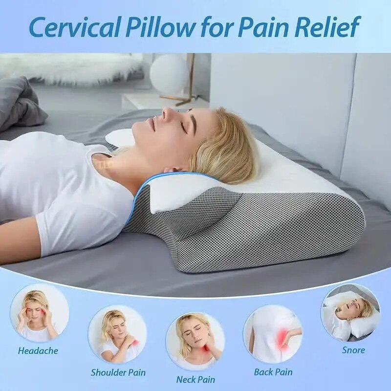 NeckAlign Memory Foam Pillow