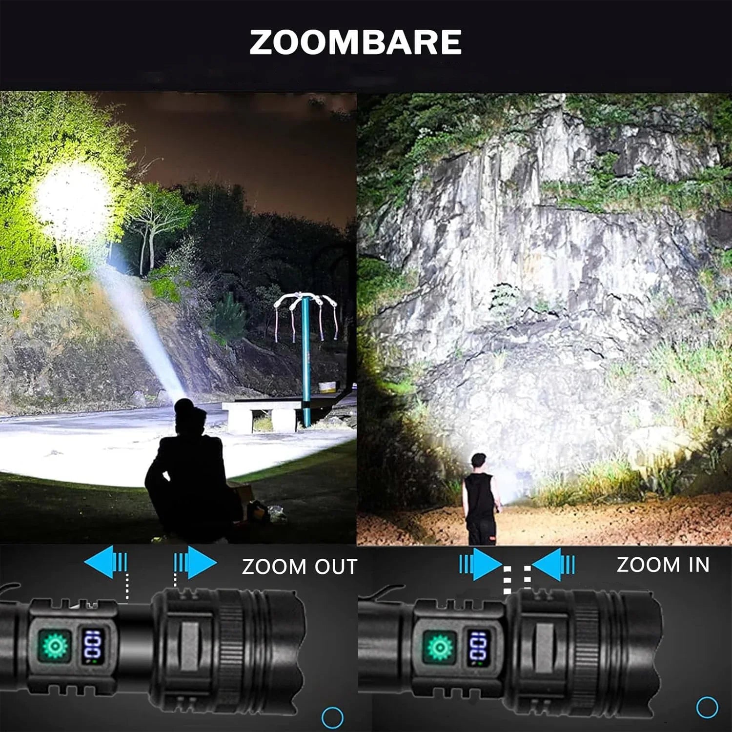 MaxGlow Rechargeable Flashlight