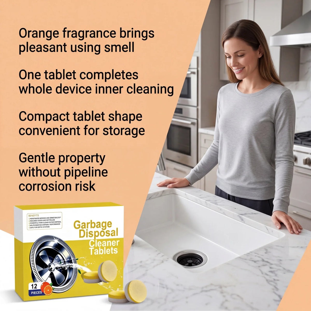 Kitchen Drain Cleaning Tablets