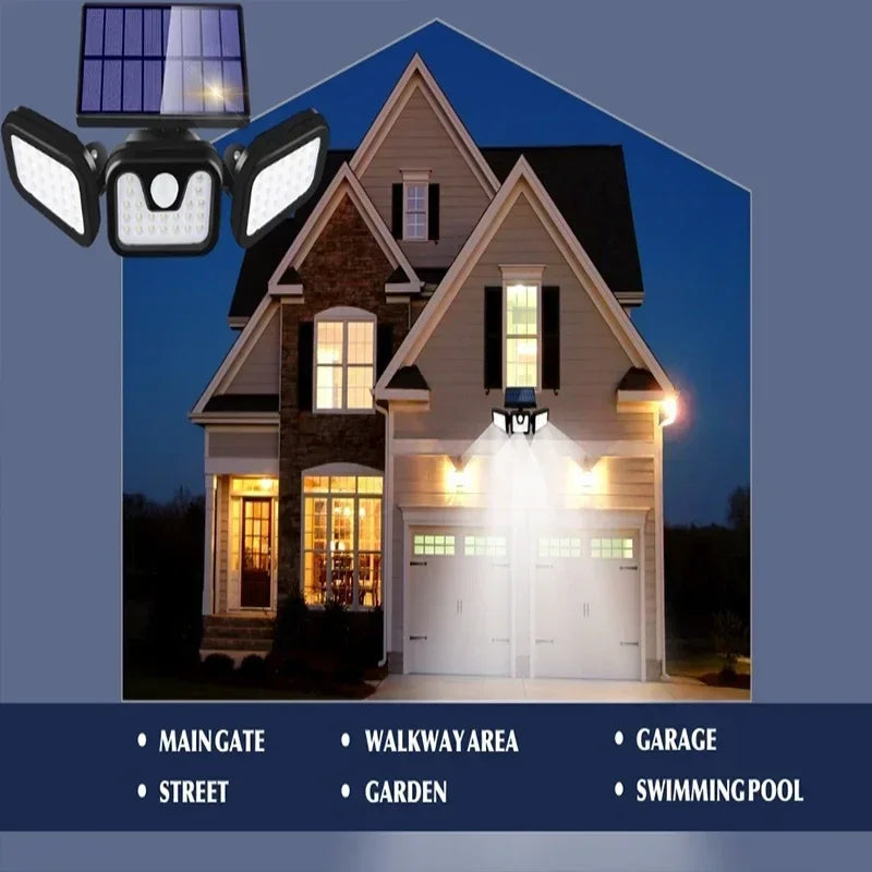 Solar Shield Motion Sensor Lamp