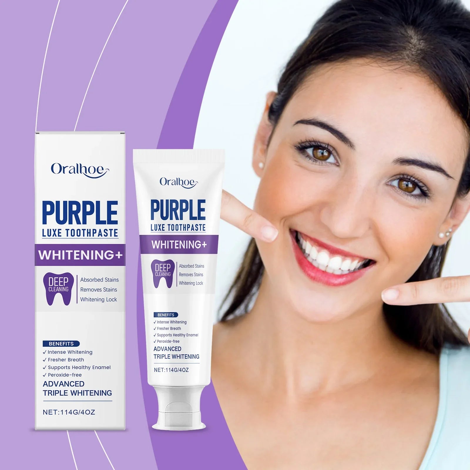 UltraLuxe Purple Whitening Paste