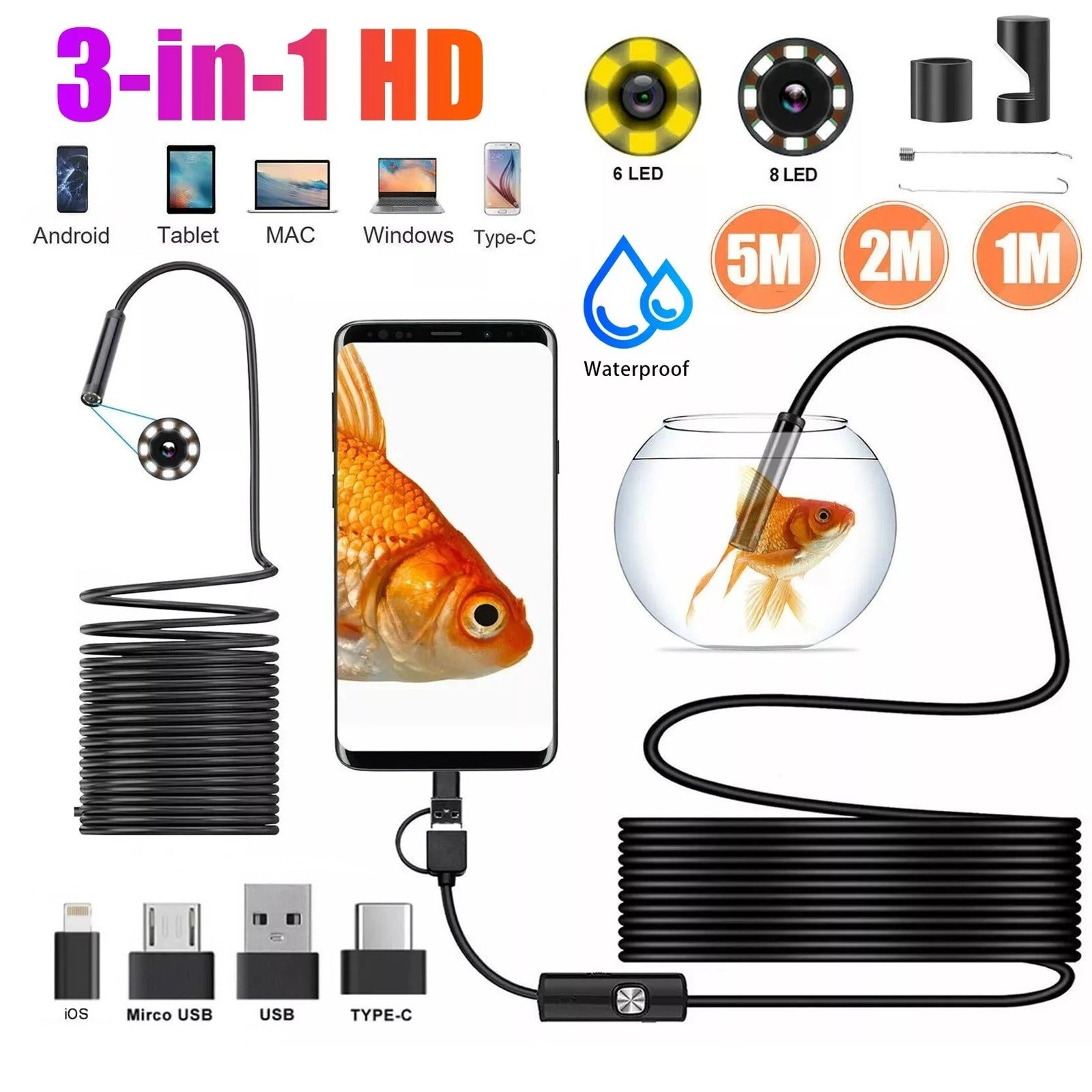 USB Inspection Endoscope Pro